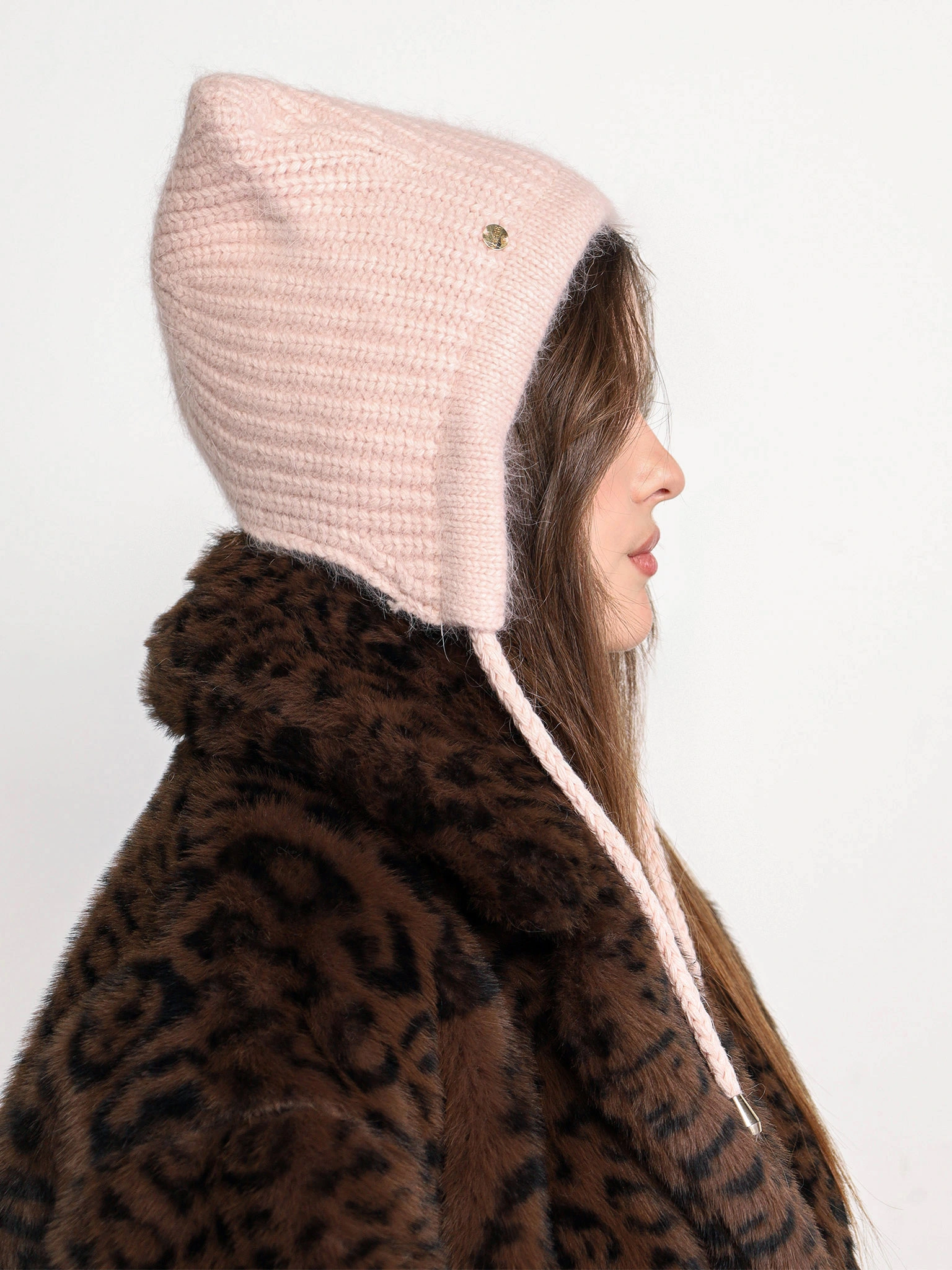 Шапка с ушками на подкладке в ассортименте